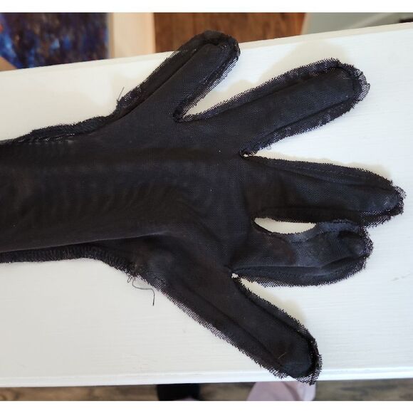 Dolls Kill CLUB EXX Black Mesh Crop Top Size L NWT - Picture 2 of 4